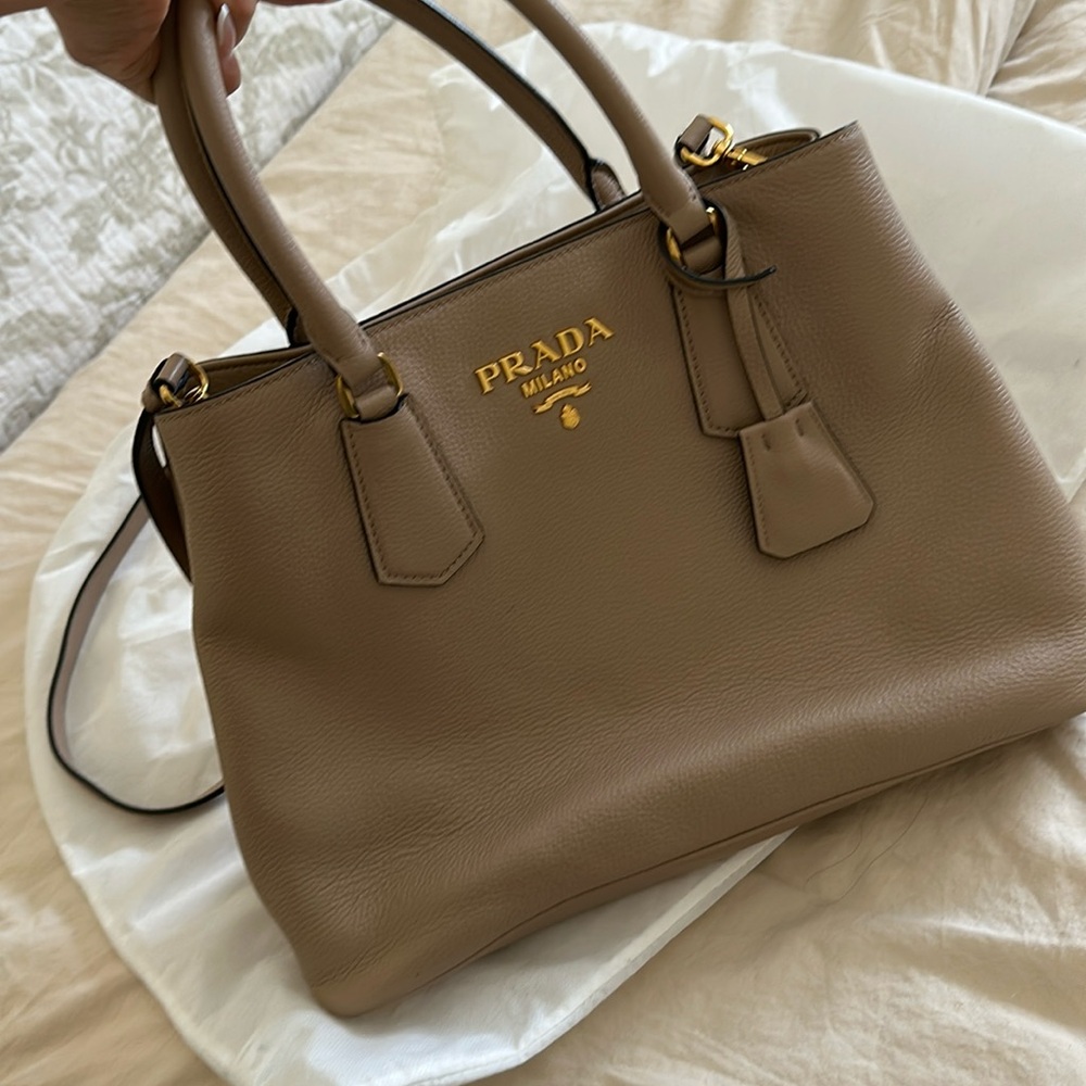 Authentic Prada Milano leather satchel